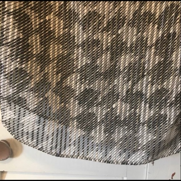 NWT White House Black Market Silk Sheer Blouse - Picture 5 of 12